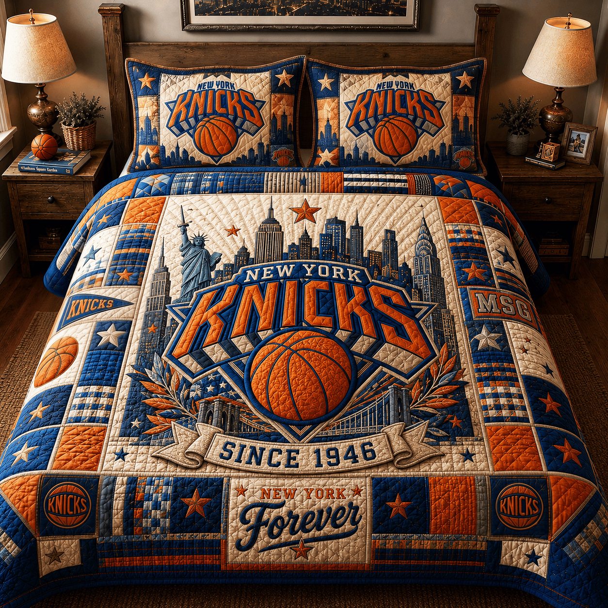 NYK 4 PIECES COVER BEDDING SET PDL (1 FITTED SHEET + 1 FLAT SHEET + 2 PILLOWCASES)
