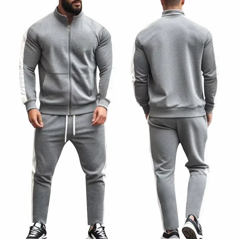 2025 Spring Autumn Men's 2-Piece Set Color